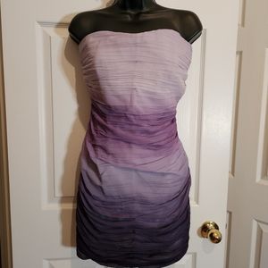 NWT - INC International Concepts - Ombre Petite Strapless Pleated - Size…